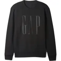 GAP FLEECE Pánska mikina, čierna, veľkosť