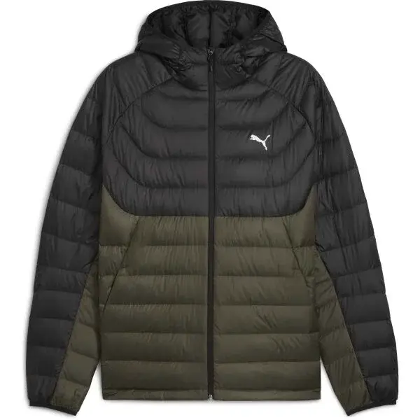 Puma PACKLITE HOODED DOWN JACKET Pánska zimná bunda, čierna, veľkosť