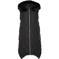 Northfinder JILLIANTIS Dámska dlhá vesta, čierna, veľkosť