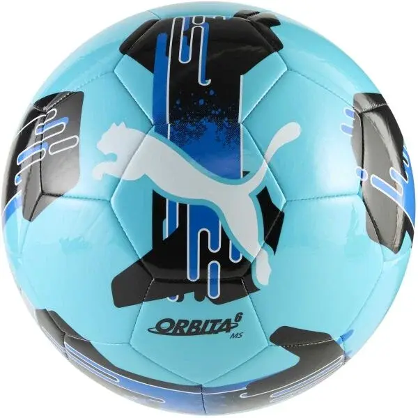 Puma ORBITA 6 MS Futbalová lopta, tyrkysová, veľkosť