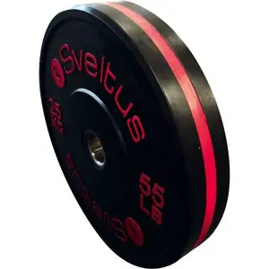 SVELTUS TRAINING OLYMPIC DISC 25 kg x 50 mm Nakladací kotúč, čierna, veľkosť 25 KG