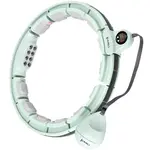 HMS HHM13 Masážna hula hop obruč so závažím, magnetmi a počítadlom, svetlo zelená, veľkosť