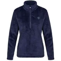 LOAP CHANORA Dámska flísová mikina, tmavo modrá, veľkosť