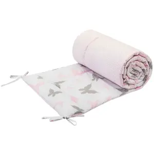 BOMIMI MANTINEL 180 CM Mantinel do postýlky, růžová, velikost