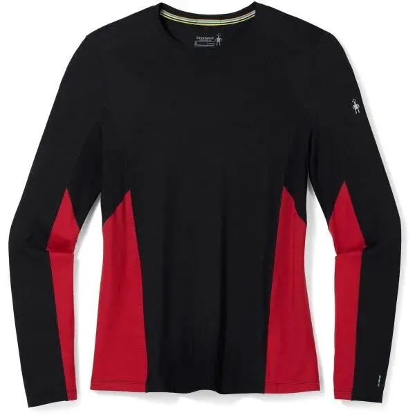 Smartwool M MERINO SPORT LONG SLEEVE CREW Pánske tričko, čierna, veľkosť