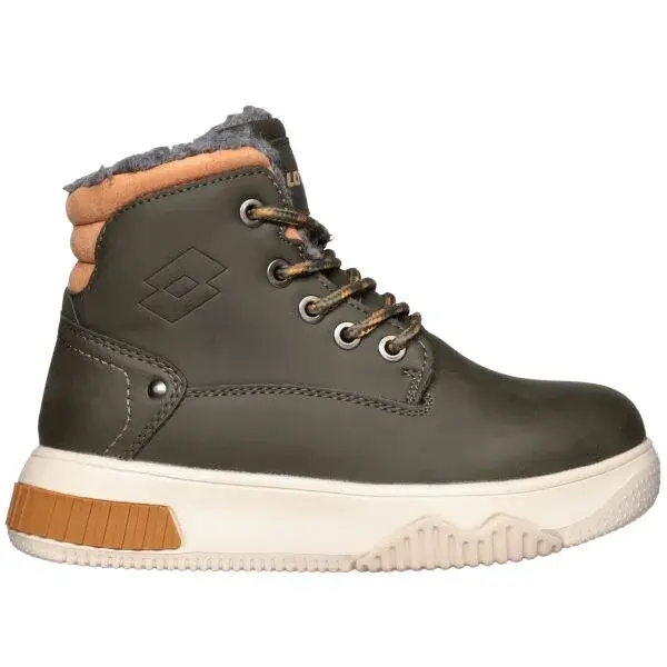 Lotto HESPER Detská zimná obuv, tmavo zelená, veľkosť