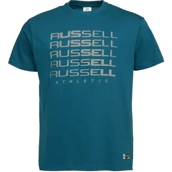 Russell Athletic T-SHIRT Pánske tričko, tyrkysová, veľkosť
