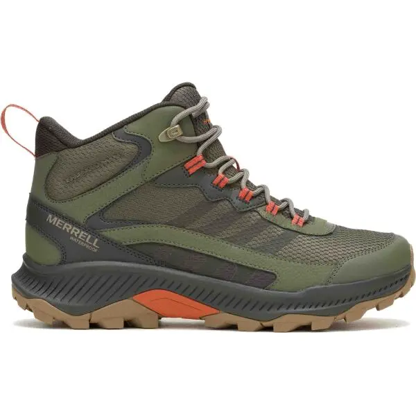 Merrell SPEED STRIKE 2 MID WP Pánska outdoorová obuv, khaki, veľkosť 43.5