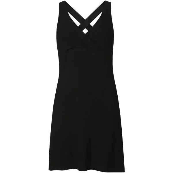 PROGRESS EMILY Dámske športové šaty s bambusom, čierna, veľkosť