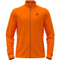 Odlo MID LAYER FULL ZIP BERRA Pánska mikina, oranžová, veľkosť