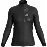 Compressport HURRICANE WINDPROOF JACKET W Dámska vetruodolná bunda, čierna, veľkosť