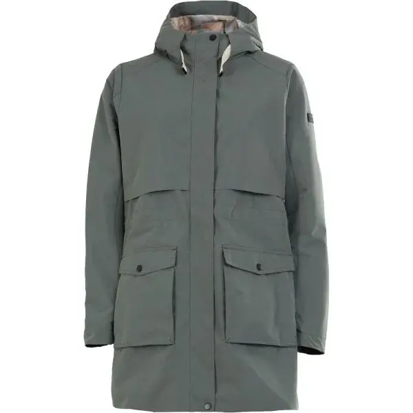 FUNDANGO ZHURI Dámska bunda, khaki, veľkosť