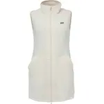 Willard DAJADA Dlhá dámska flísová vesta, biela, veľkosť