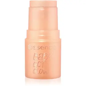 essence BABY GOT GLOW rozjasňujúca tyčinka pre žiarivý lesk odtieň 10 Golden Aura 5.5 g