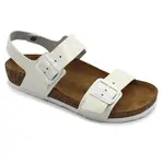 Leon 4303 Dámske zdravotné korkové sandále 35 - 22 cm, biela, 2,0 cm