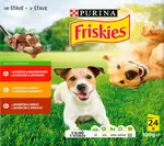 FRISKIES ADULT Dog Multipack 4(24x100g) - hovädzie/kura/jahňacie v šťave