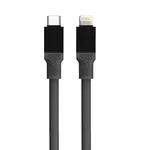 Kábel USB-C/Lightning - 1m - Sivá H31177