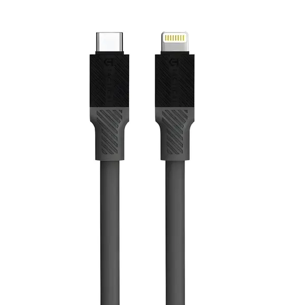 Kábel USB-C/Lightning - 1m - Sivá H31177