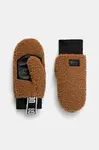 Rukavice UGG dámské, hnědá barva, 101099