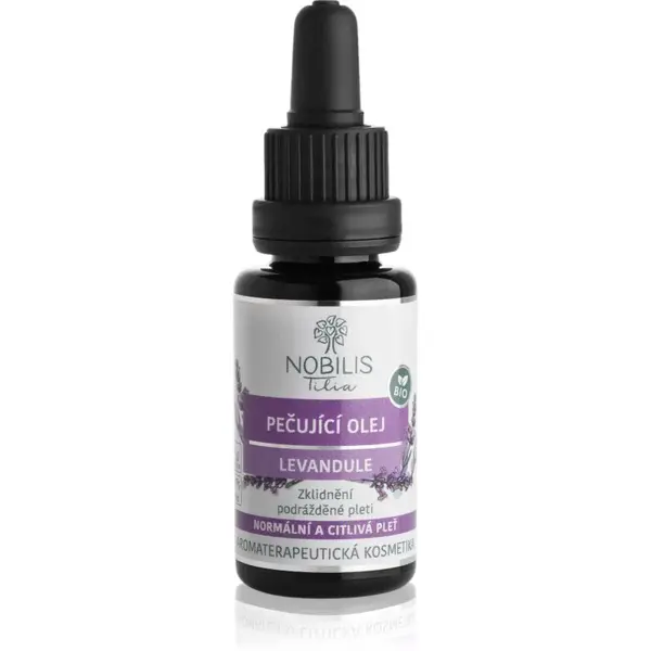 Nobilis Tilia Obličejový olej Levandulový bio regenerační obličejový olej Levandule 20 ml