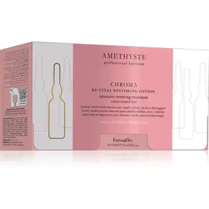 FarmaVita Amethyste Chroma hodvábna regeneračná starostlivosť pre farbené vlasy 10x10 ml