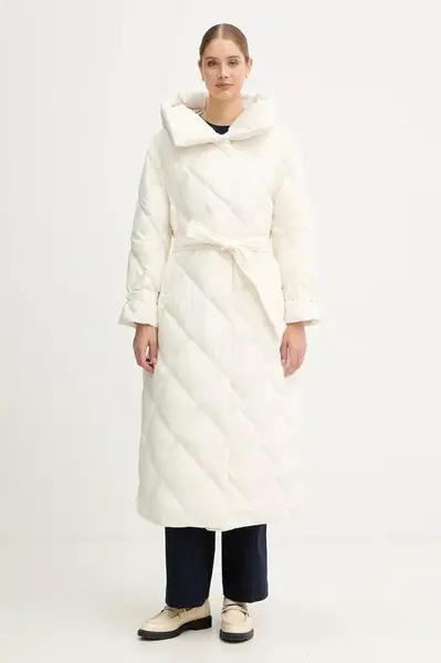 Péřová bunda Hetrego JENNA béžová barva, zimní, 8P695