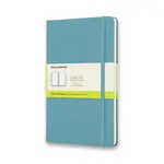 Zápisník Moleskine - tvrdé desky L, čistý, tyrkysový