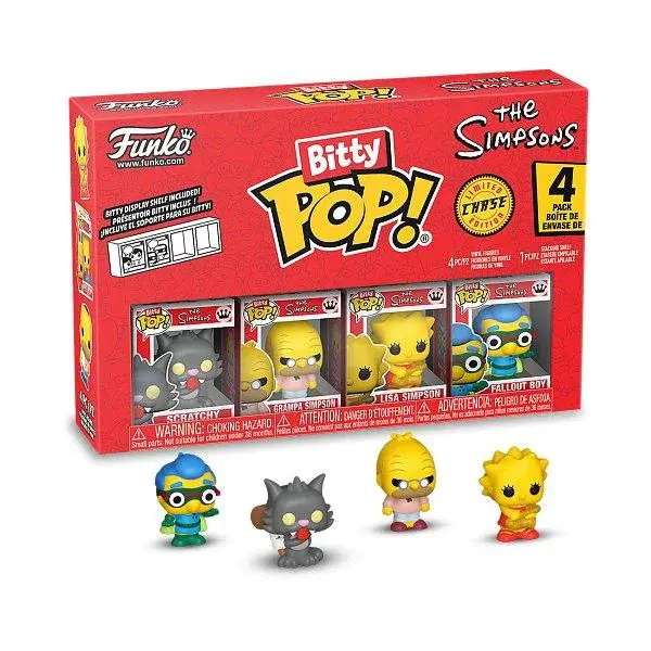 Funko Bitty POP: Simpsons- Scratchy 4pk