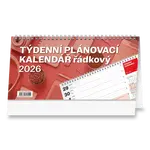 Stolní kalendář Plánovací řádkový 2026