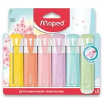 Zvýrazňovač Maped Fluo Peps Pastel - 6 ks