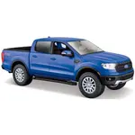 Maisto - 2019 Ford Ranger, metal modrý, 1:27