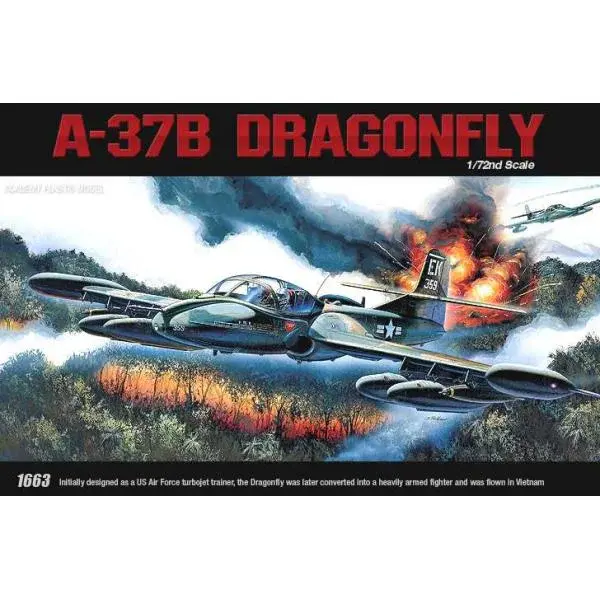 Model Kit letadlo 12461 - A-37B (1:72)