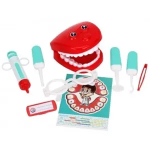 Sada doktor/lékař zubař plast 9ks