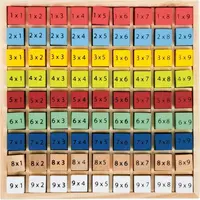small foot Dřevěná vzdělávací tabulka násobilka