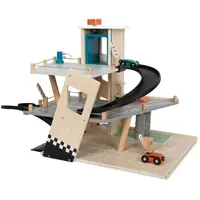 Small Foot Dřevěné závodní parkoviště