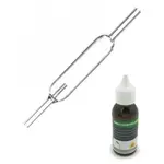 Skleněný počítadlo bublin + speciální kapalina