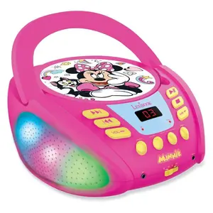 Lexibook Svítící Bluetooth CD přehrávač Myška Minnie