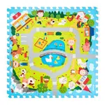 Pěnové Puzzle''Dedina'', 9 ks