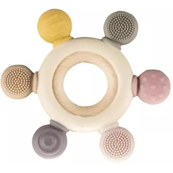 Silikonové multifunkční kousátko, Multicolor