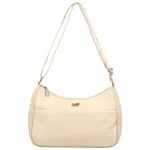 Dámska crossbody kabelka krémová - Coveri Trofim