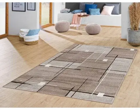 Koberec Mira 80x150 cm, béžová/hnedá%