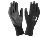 Pracovné rukavice (2 ks) Buck 10, čierna s PU nástrekom%