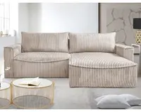Rohová sedacia súprava Lilly, béžová štruktúrovaná látka%