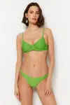 Trendyol zelený trojuholník bikiny spodná časť