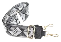 NovaKabelka.sk Látkový prídavný popruh cubo nero