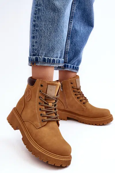 PE1 Kožené topánky Camel Felizia