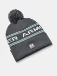 Šedá čiapka Under Armour UA Mens Halftime Pom Beanie