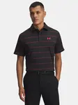Pánské tričko Under Armour UA Playoff 3.0 Stripe Polo-BLK - Pánské