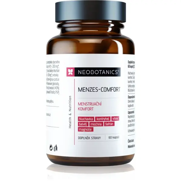 Neobotanics Menzes Komfort kapsle pro klidnou menstruaci 60 cps