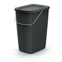 Koš odpadkový COMPACTA Q FLAP BASIC černý 12l